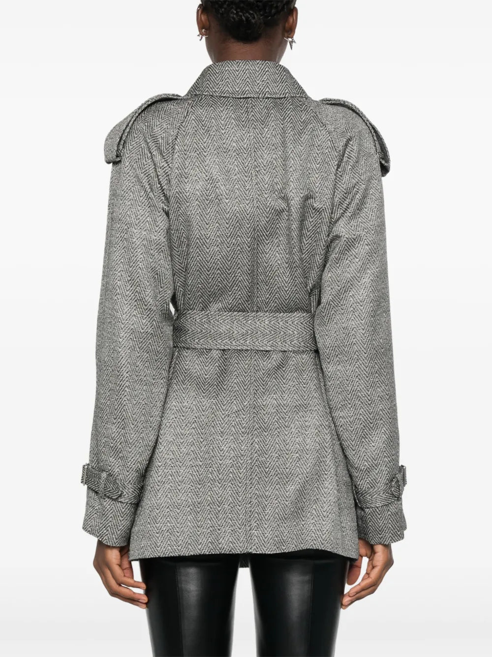 Burberry Wool and Silk Trench Coat - image 6