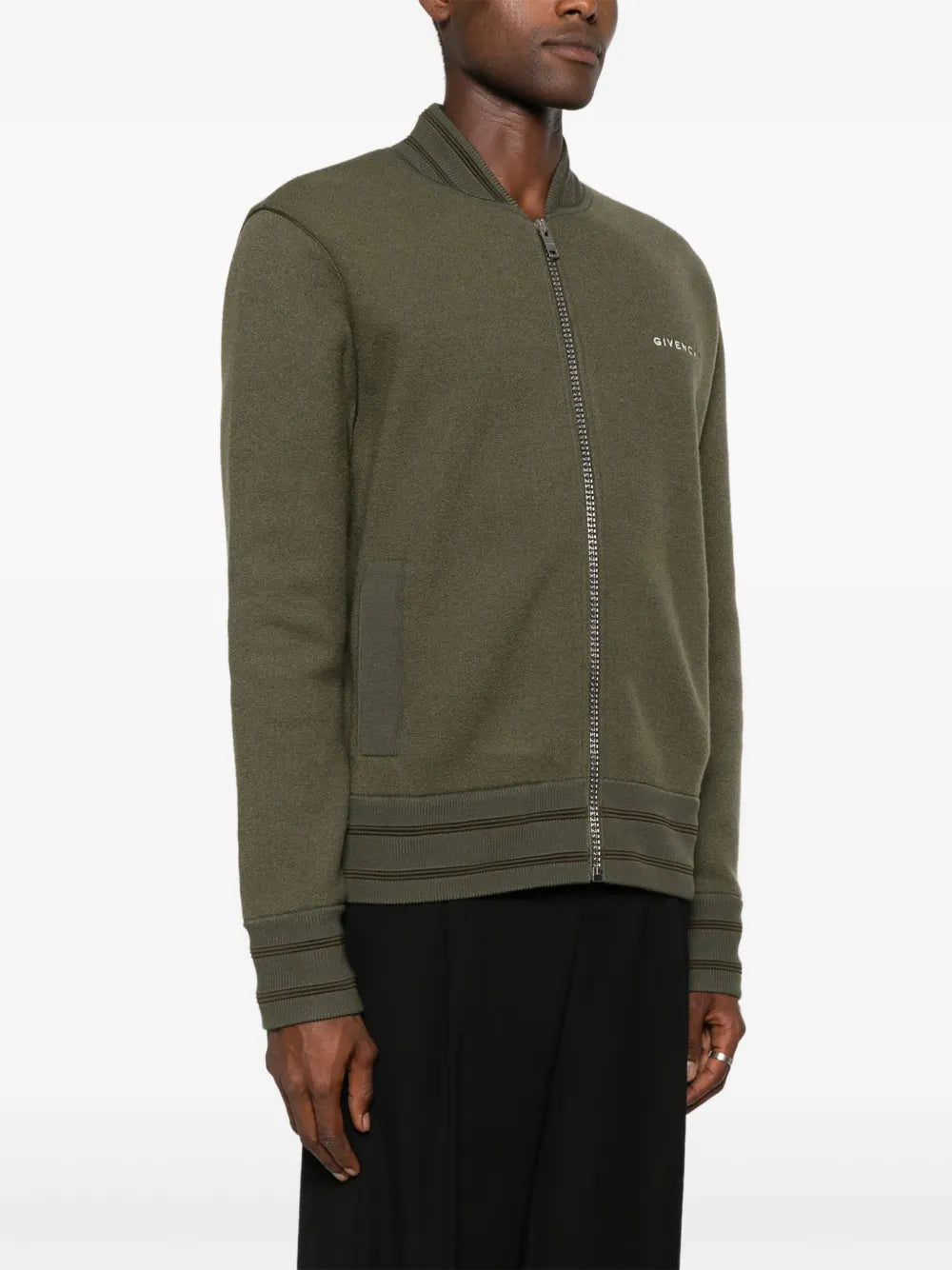 Givenchy Khaki Varsity Jacket - image 6
