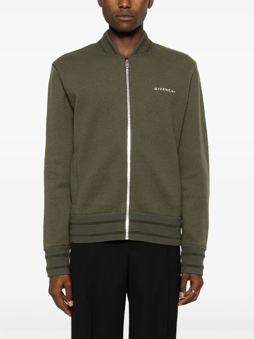 Givenchy Khaki Varsity Jacket - image 3