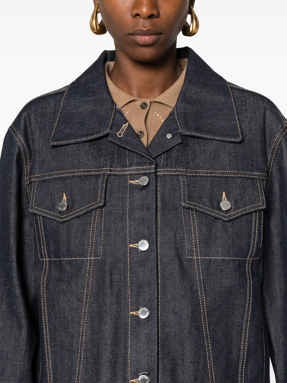 Prada Classic Dark Denim Jacket - image 7