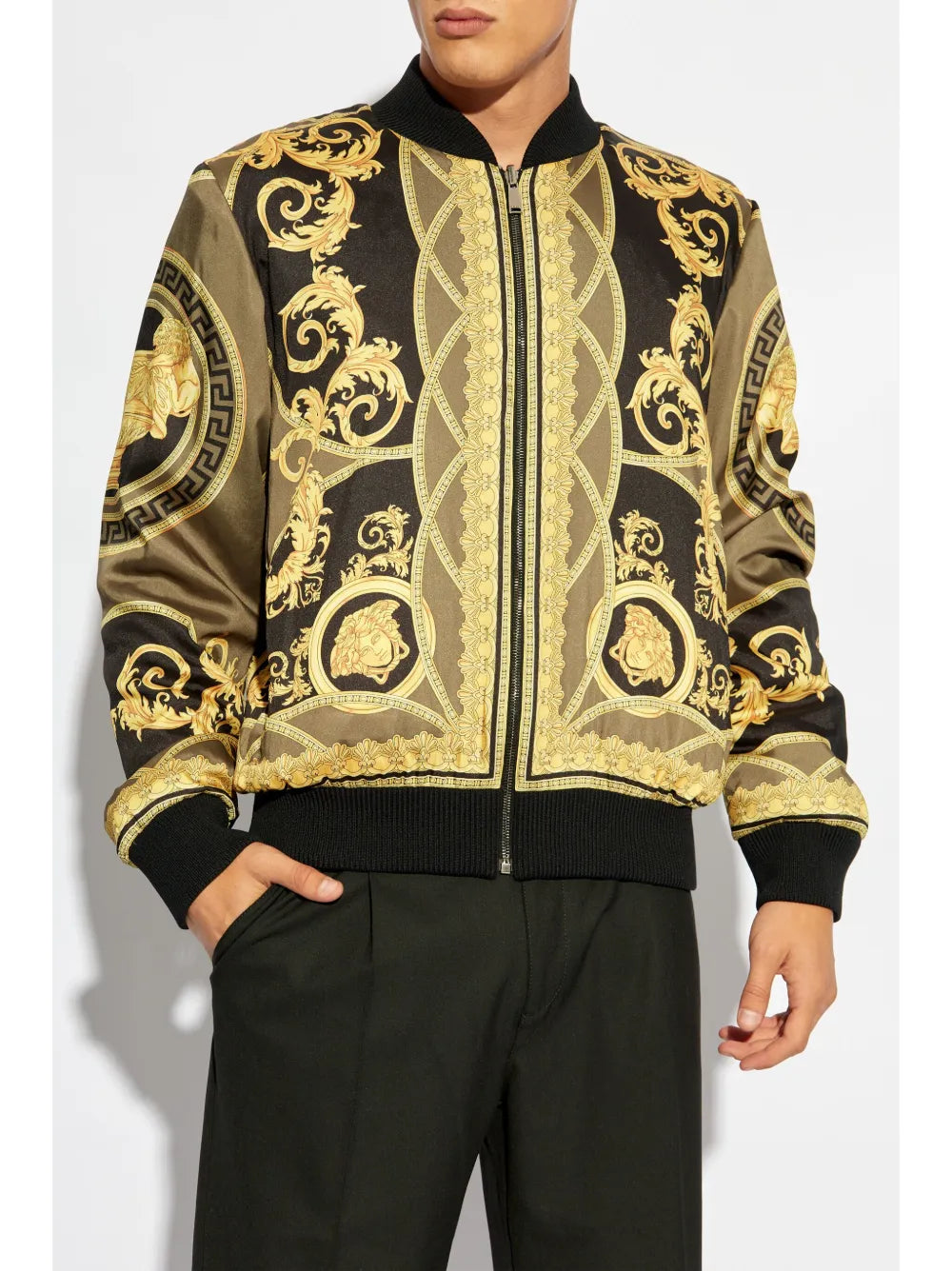Versace Reversible Barocco Bomber - image 7