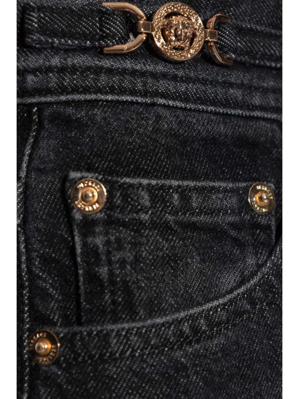 Versace Baroque Panel Straight-Leg Jeans - image 7