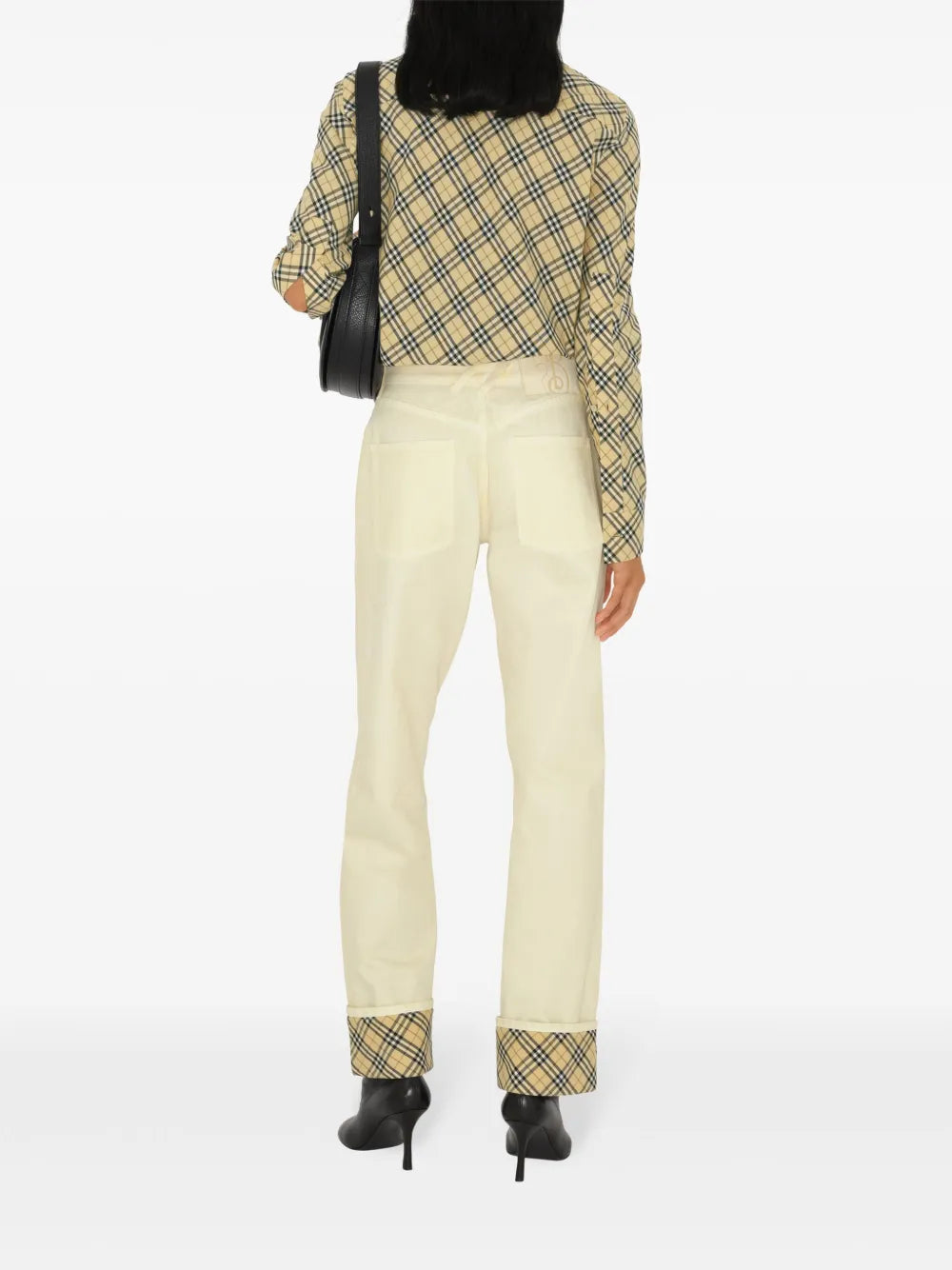 Burberry Vintage Check Cropped Shirt - image 6