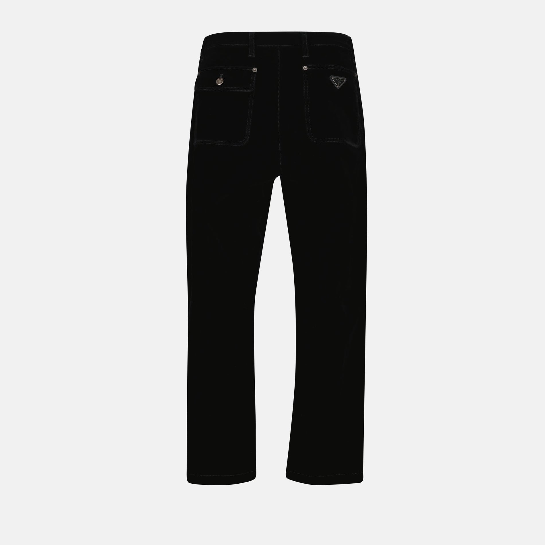 Prada Velvet Denim Jeans - image 4