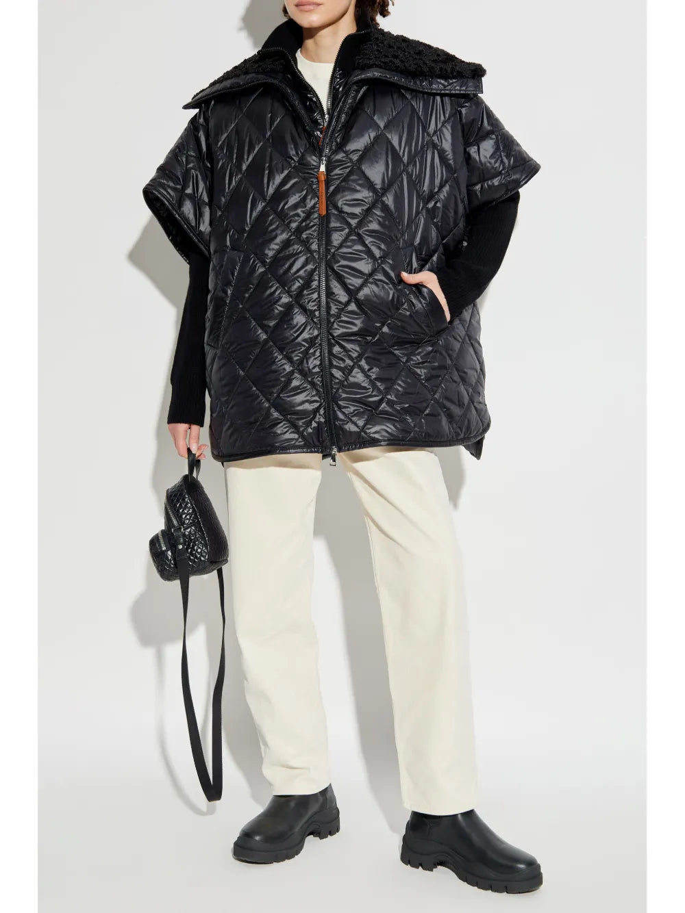 Moncler Quilted Cape - image 2