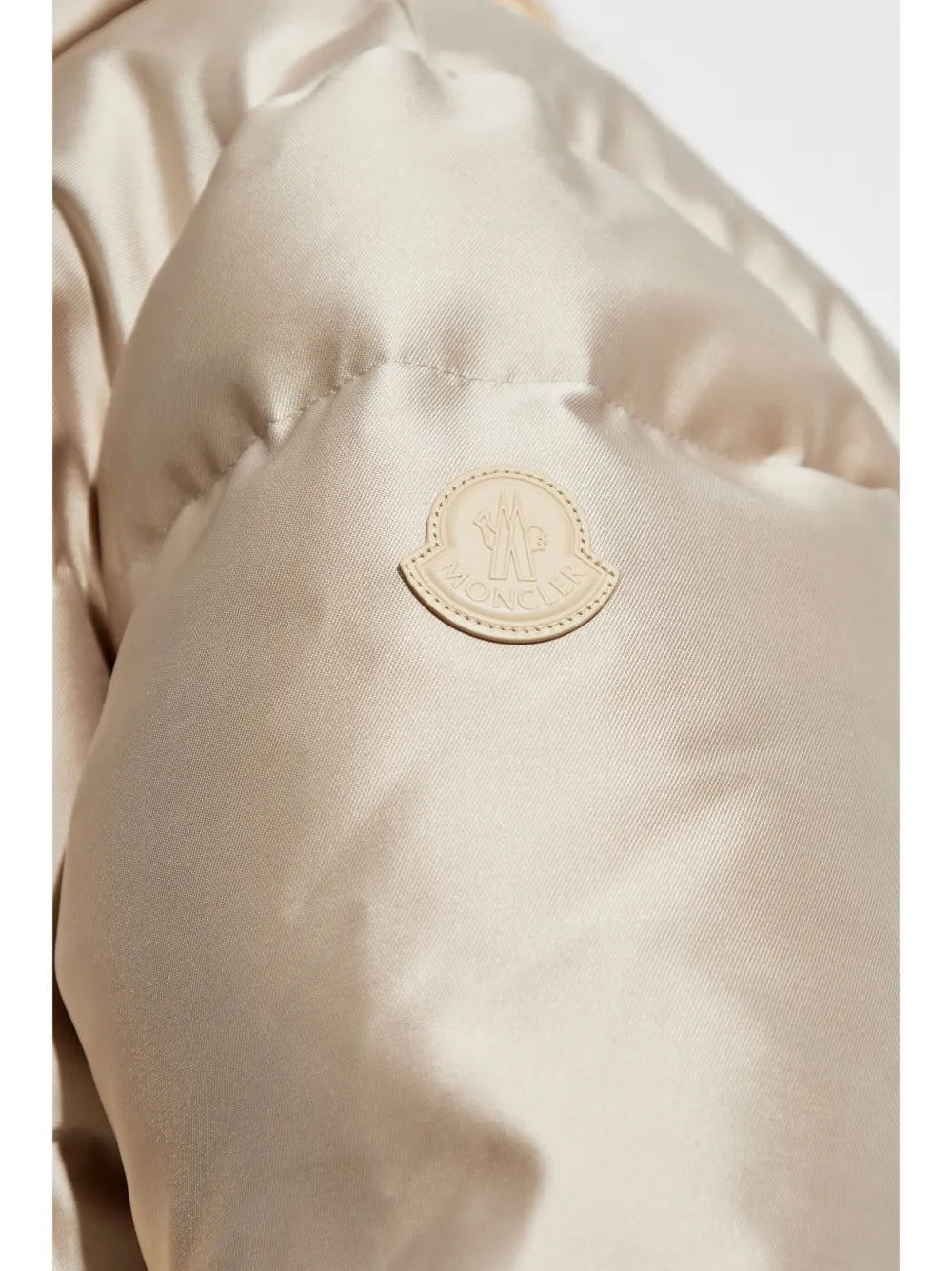 Moncler Beige High-Neck Puffer Jacket - image 7