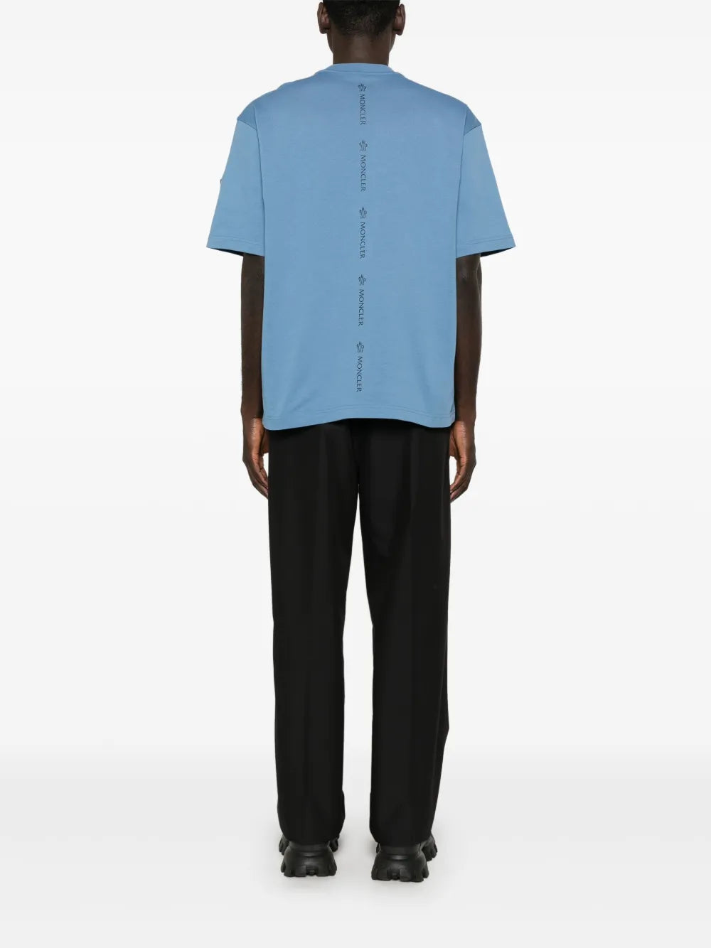 Moncler Logo T-Shirt Blue - image 2