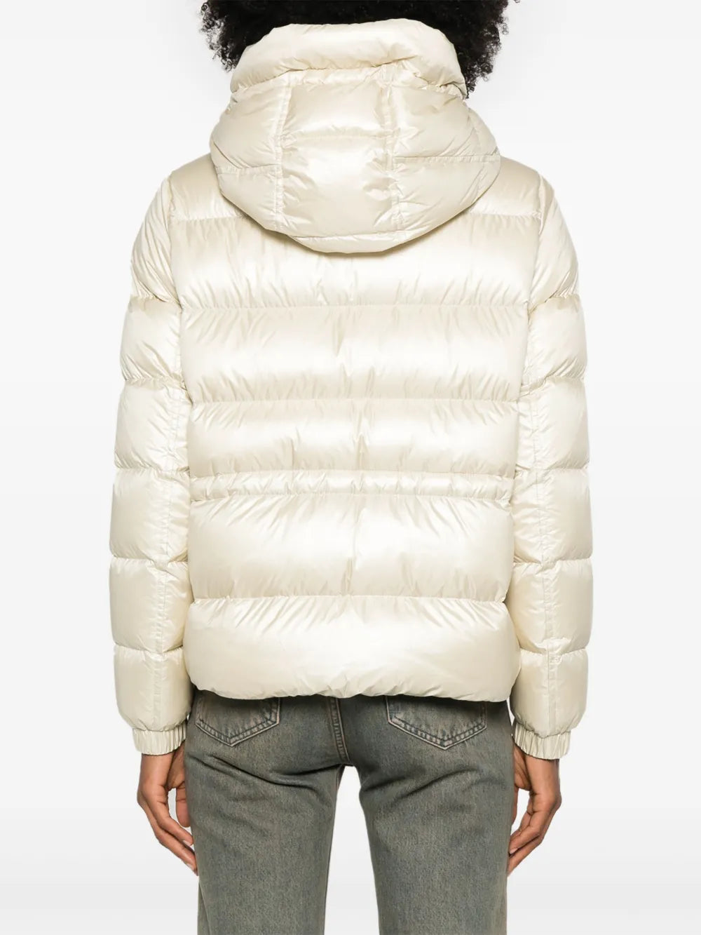 Moncler Cream Hooded Down Puffer Jacket - image 6