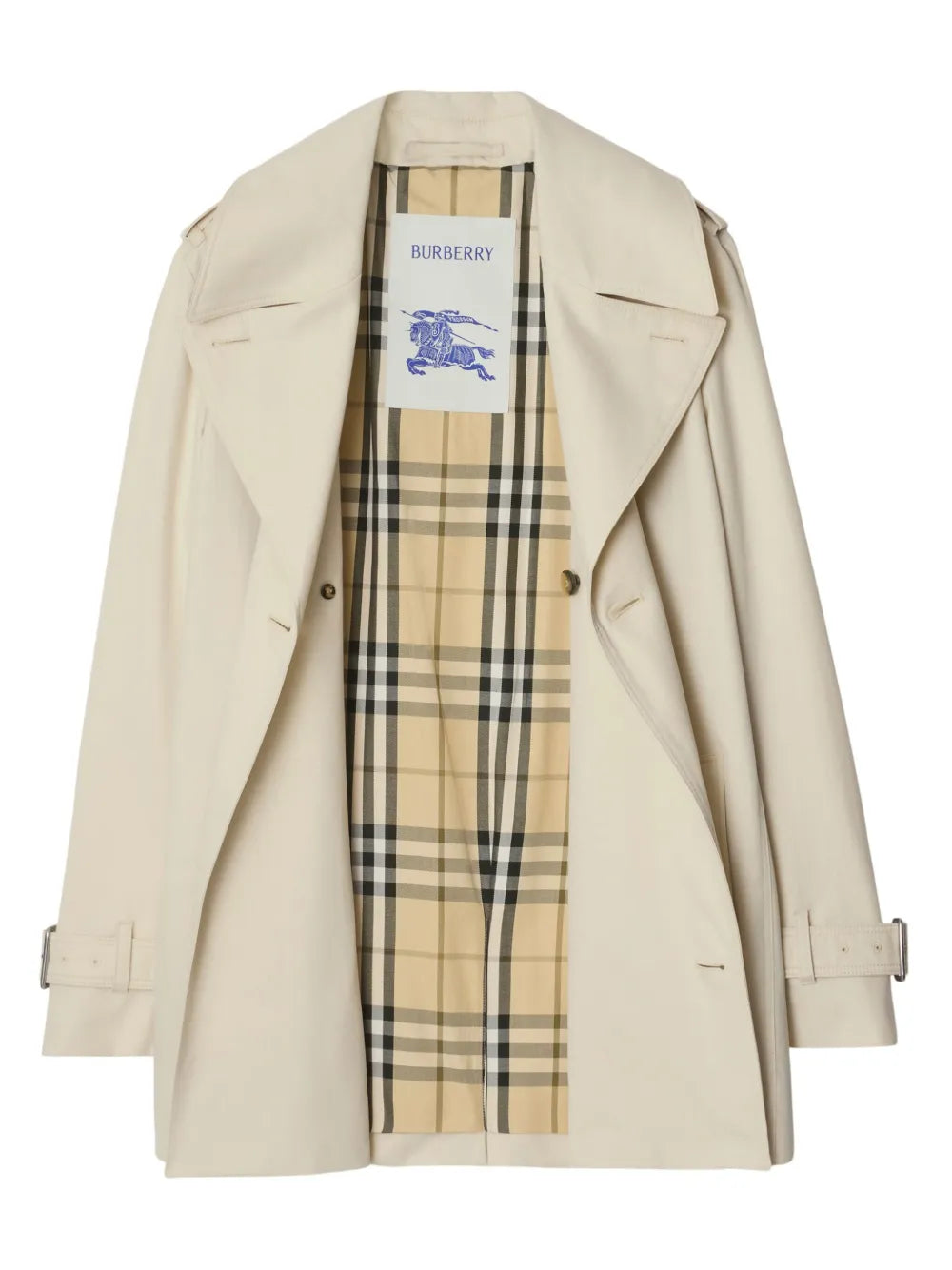 Burberry Gabardine Trench Coat - image 7