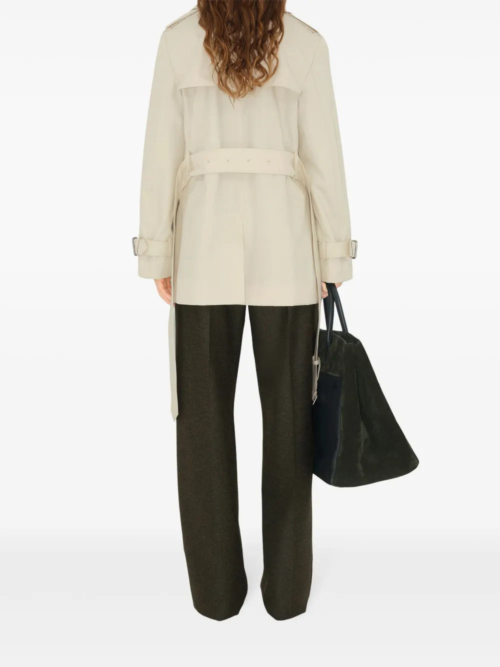 Burberry Gabardine Trench Coat - image 6