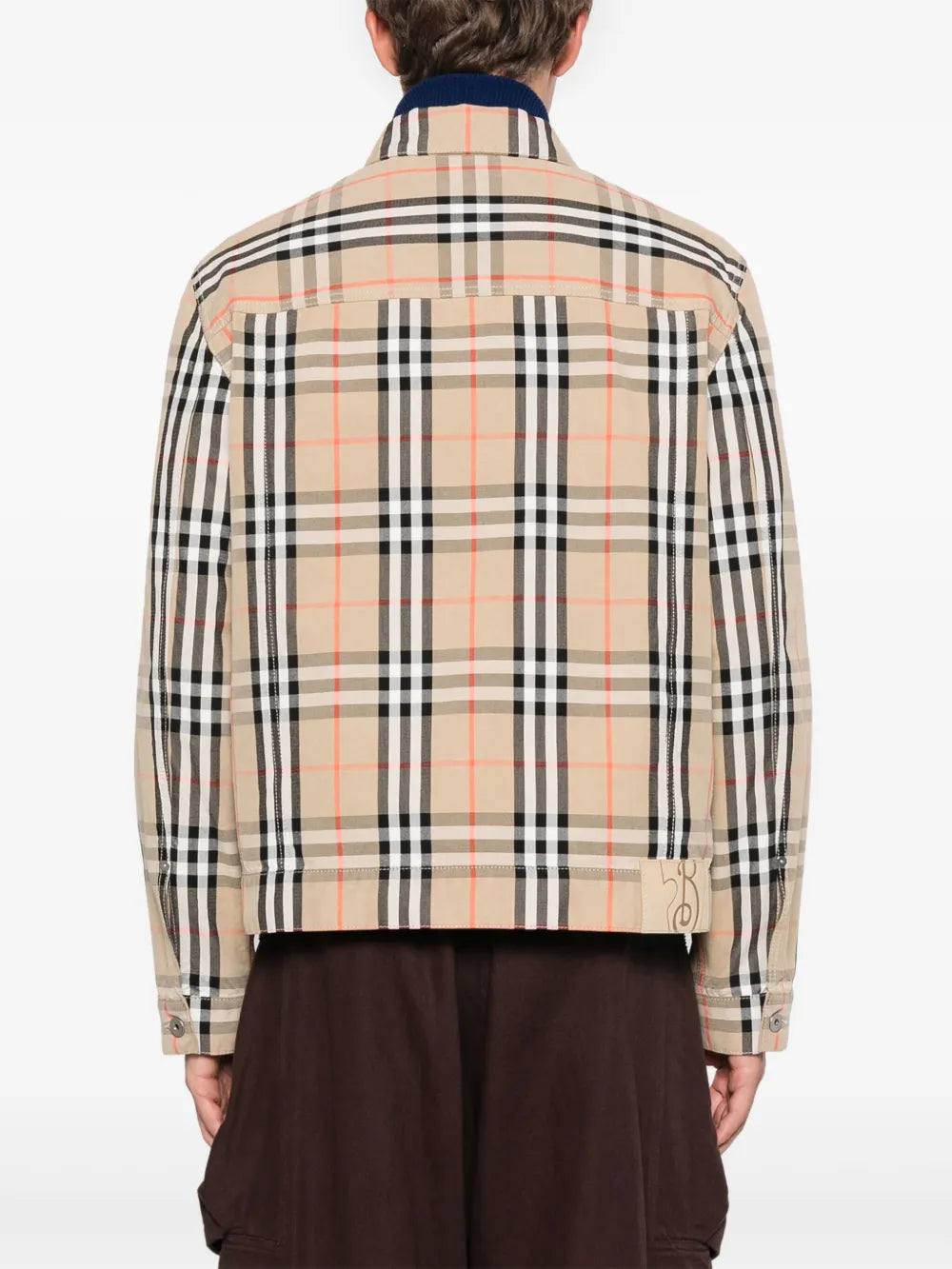 Burberry Plaid Denim Jacket - image 6