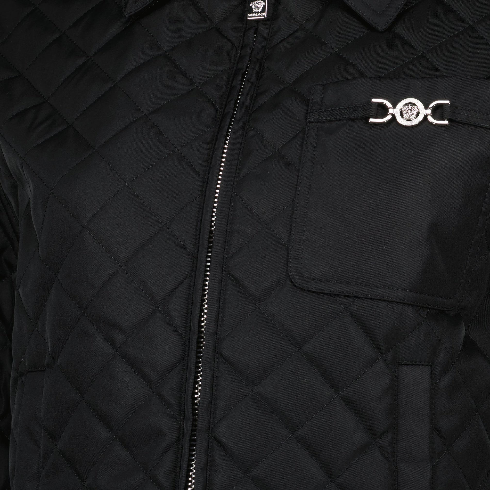 Versace Zip-Up Jacket with Medusa Hardware - image 5
