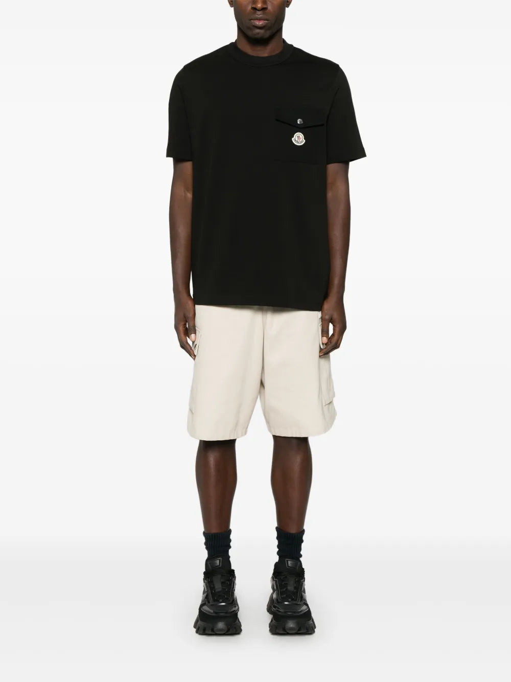 Moncler Black Logo Pocket T-Shirt - image 2
