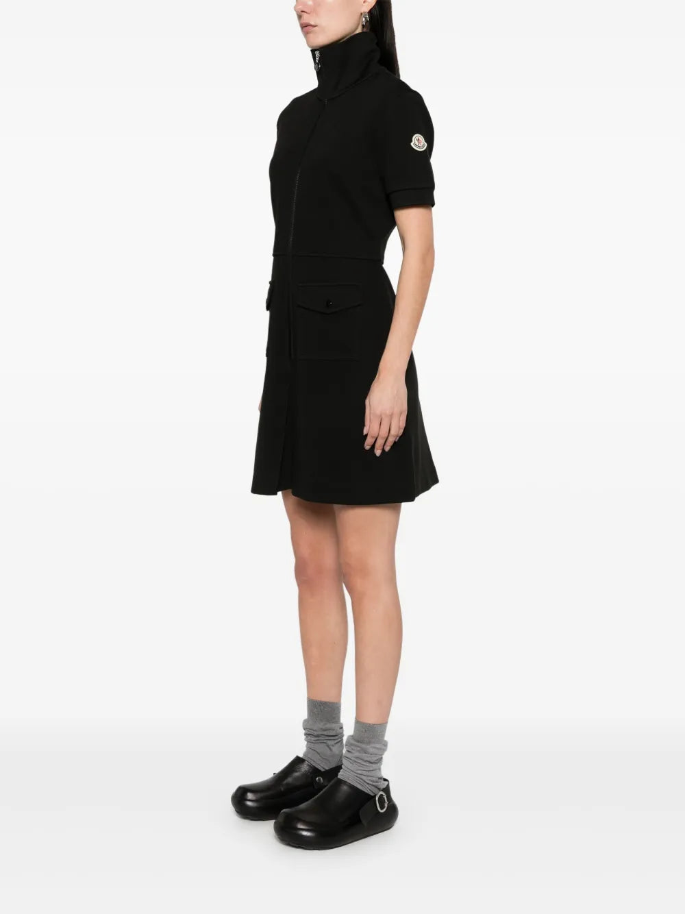 Moncler Zip-Front A-Line Mini Dress - image 3