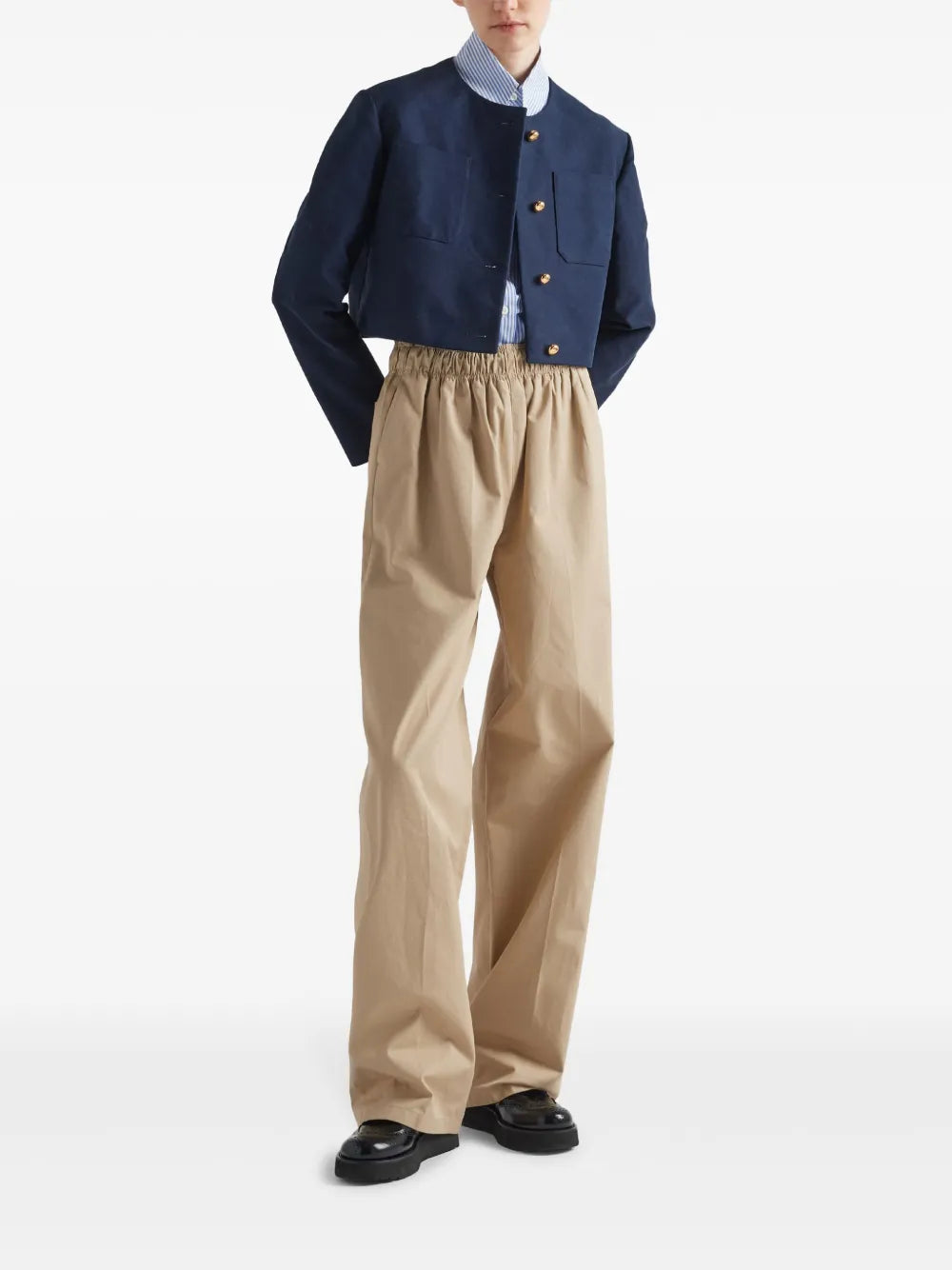 Prada Relaxed Straight-Leg Trousers - image 2