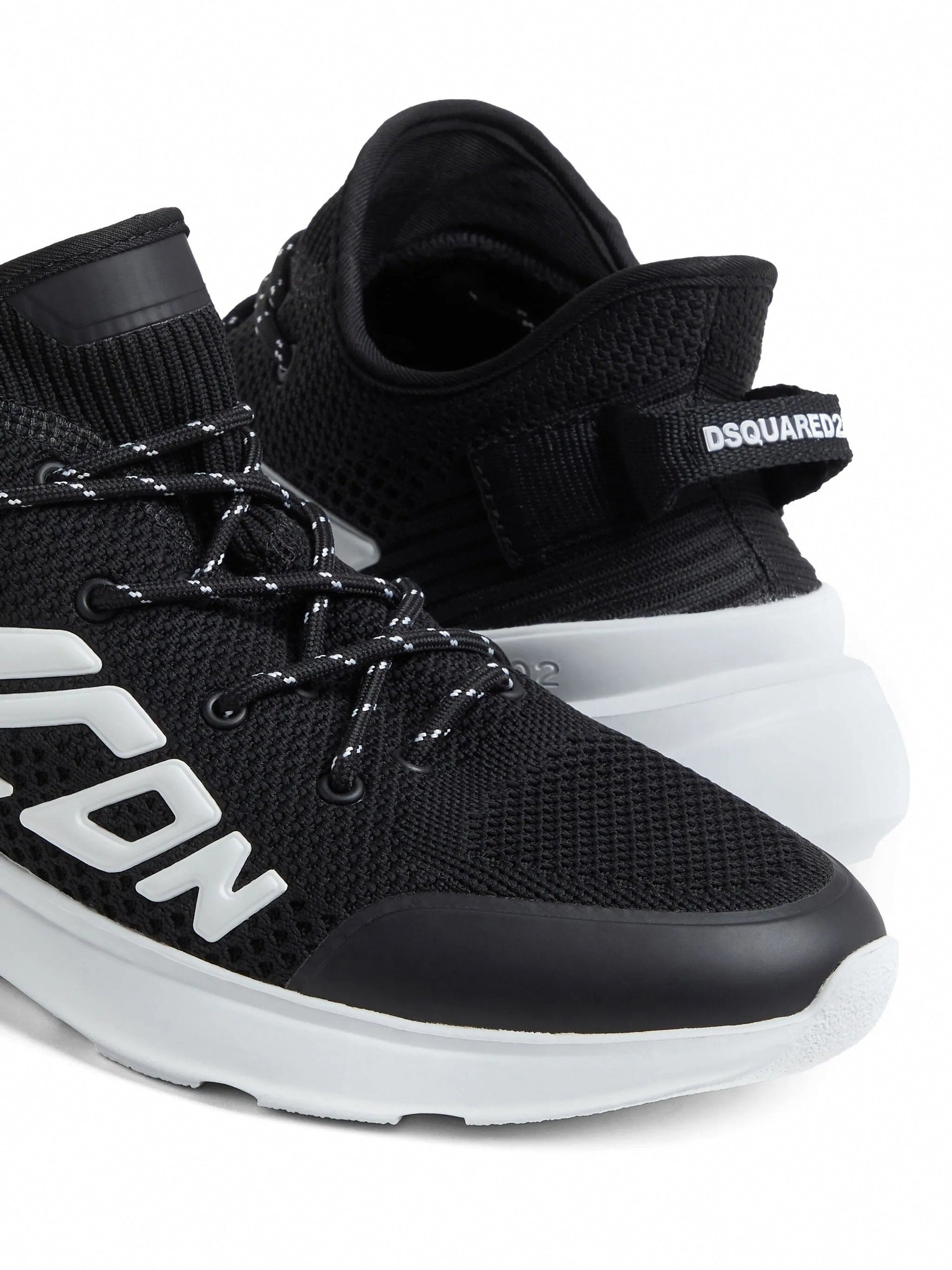 Dsquared2 Embossed-Logo Knit Sneakers - image 4