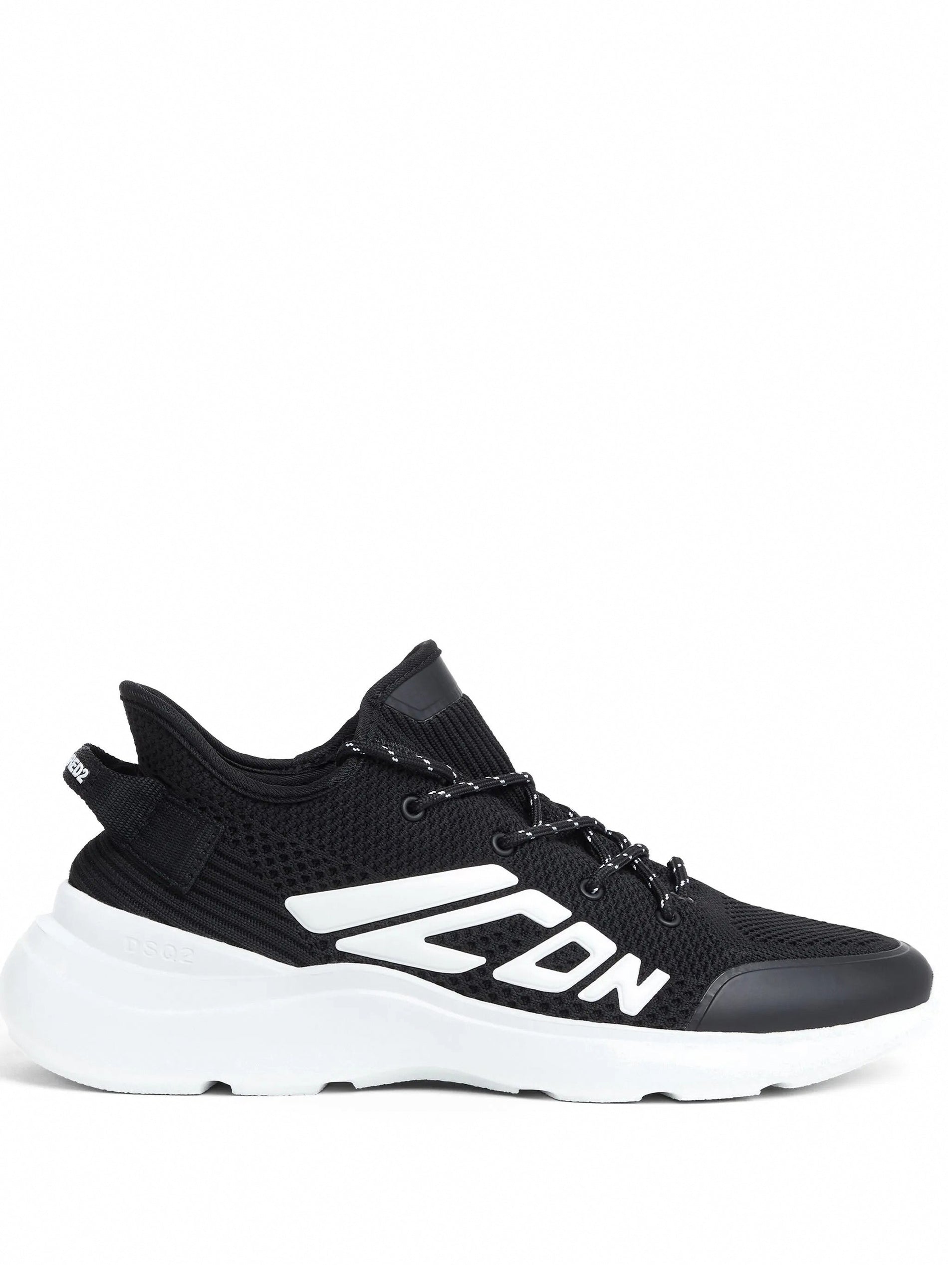 Dsquared2 Embossed-Logo Knit Sneakers