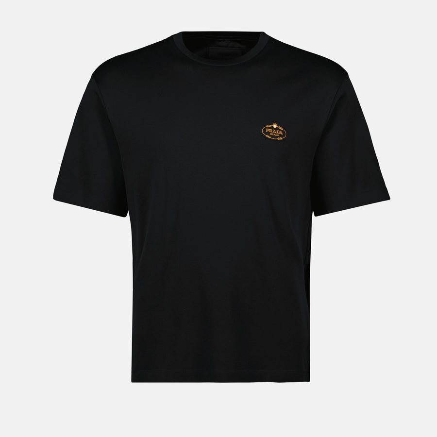 Prada Emblem Logo Cotton T-Shirt