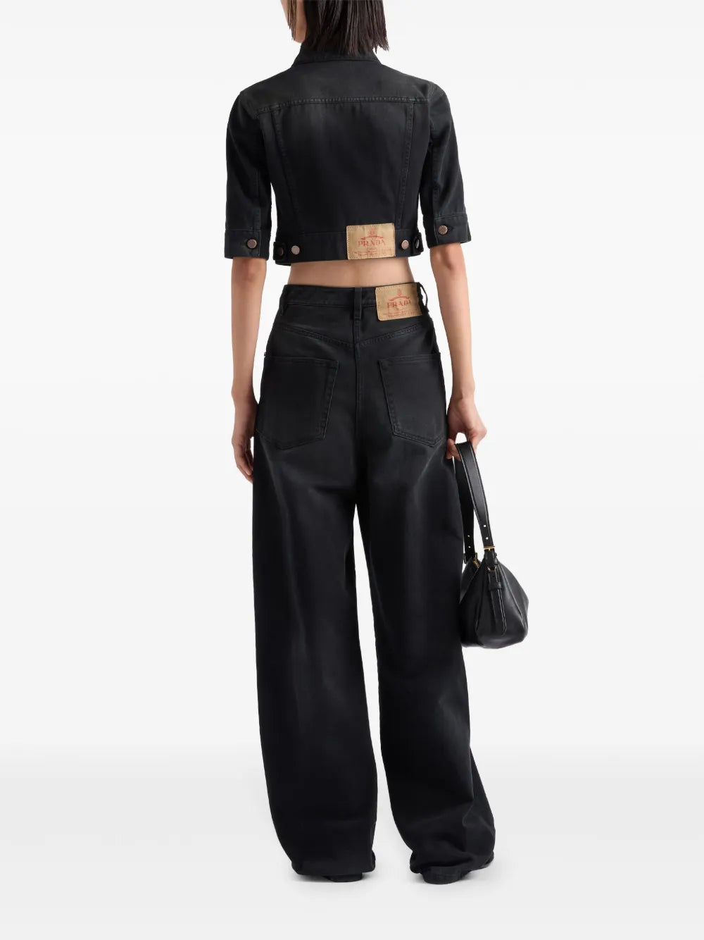 Prada Cropped Denim Jacket - image 3
