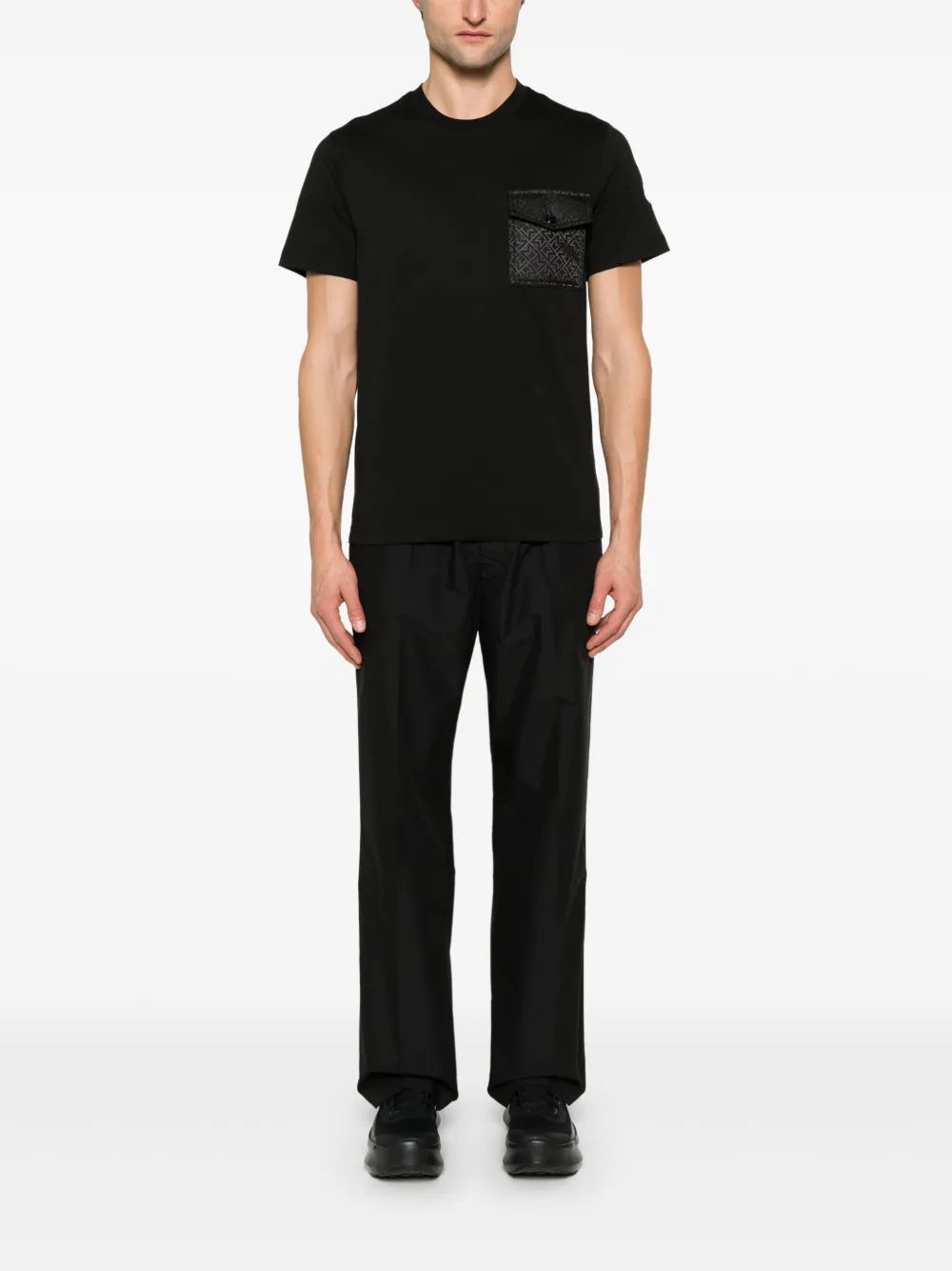 Moncler Black Monogram Pocket T-Shirt - image 2