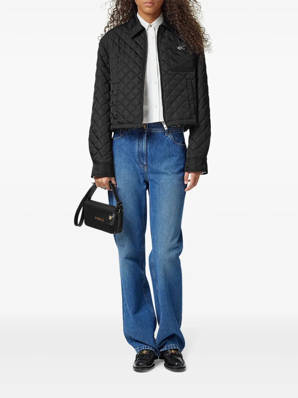 Versace Zip-Up Jacket with Medusa Hardware - image 2