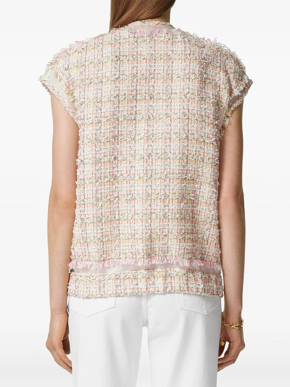 Versace Vest in Multicolor Bouclé - image 6