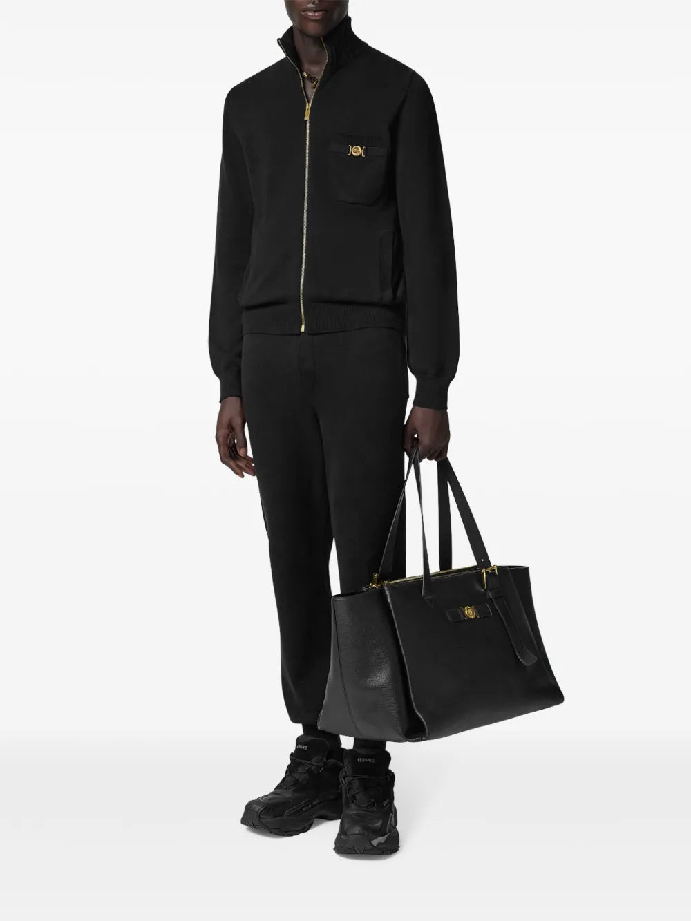 Versace Zipped Cashmere Jacket - image 2