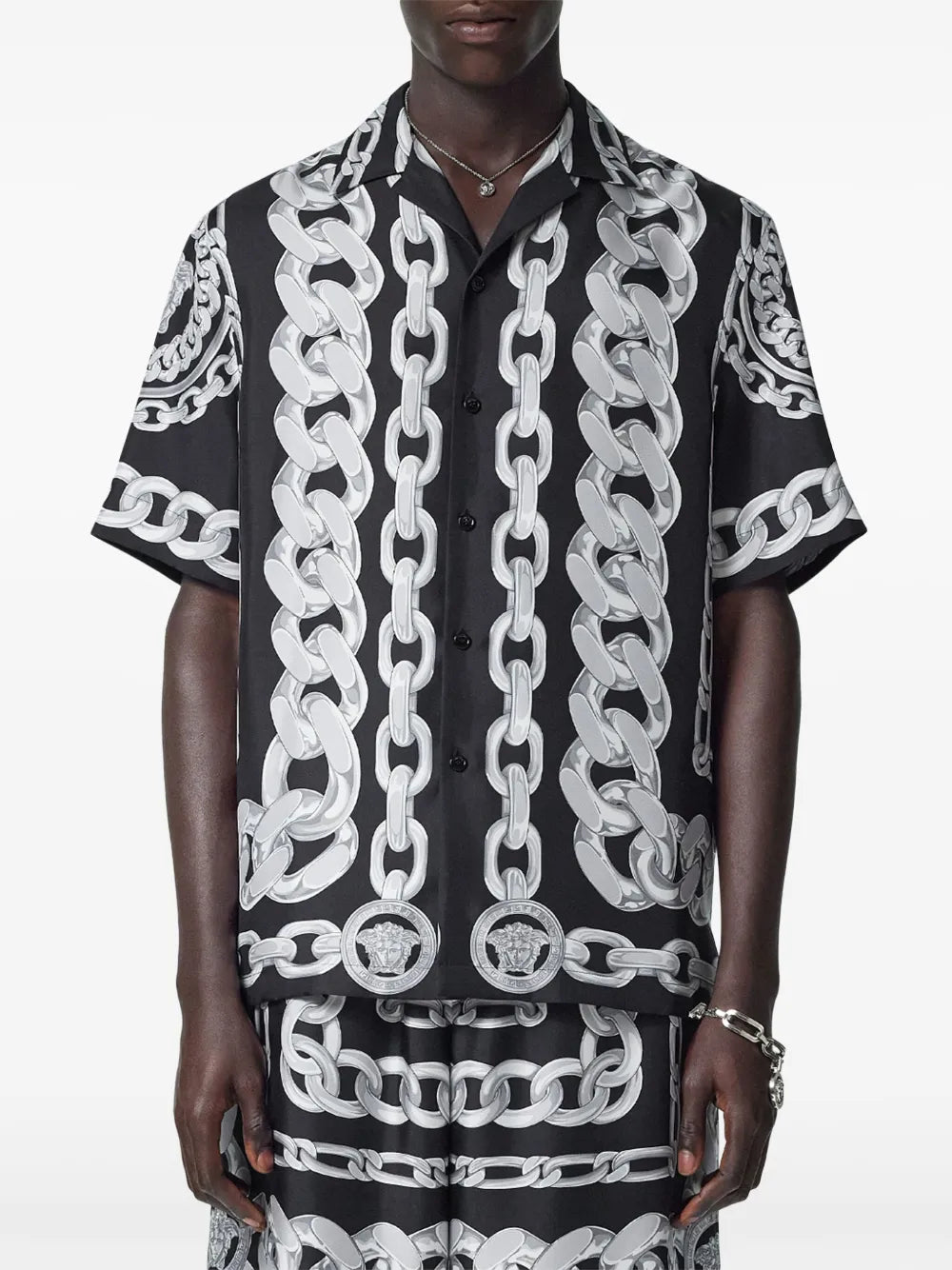 Versace Medusa Chains Shirt - image 3