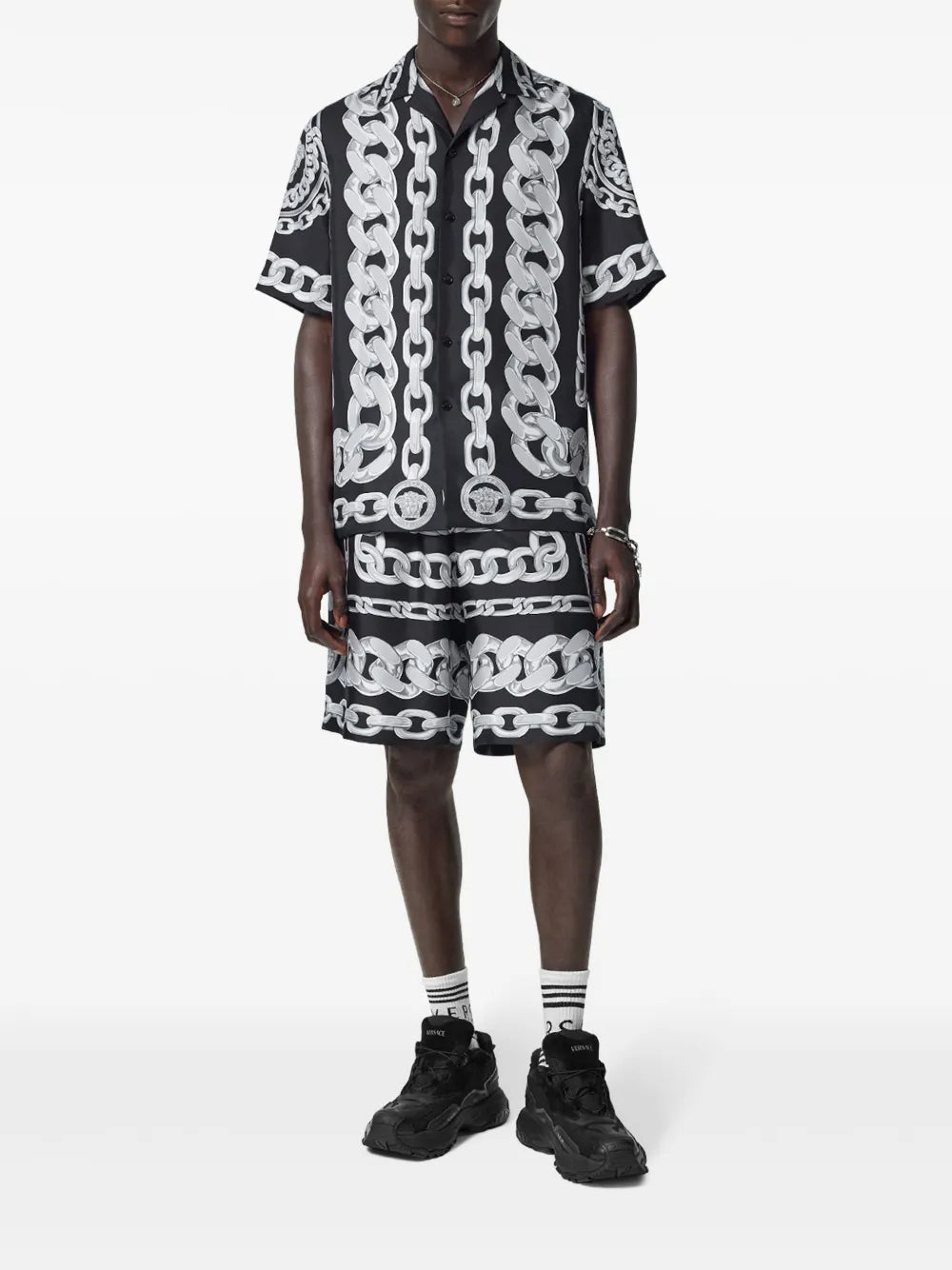 Versace Medusa Chains Shirt - image 2