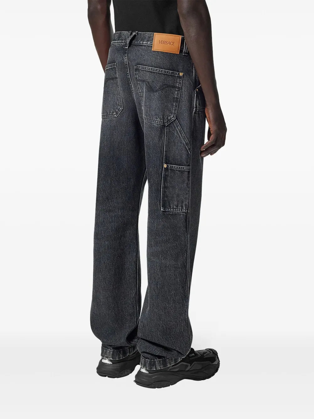 Versace Gray Cargo Jeans - image 6