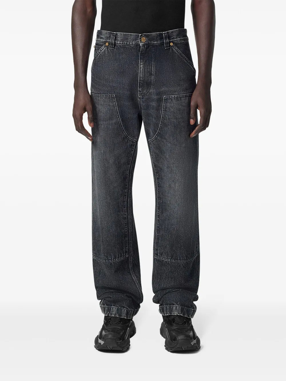 Versace Gray Cargo Jeans - image 3