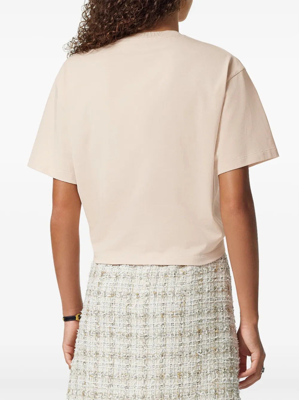 Versace Logo Twist Crop T-Shirt - image 6