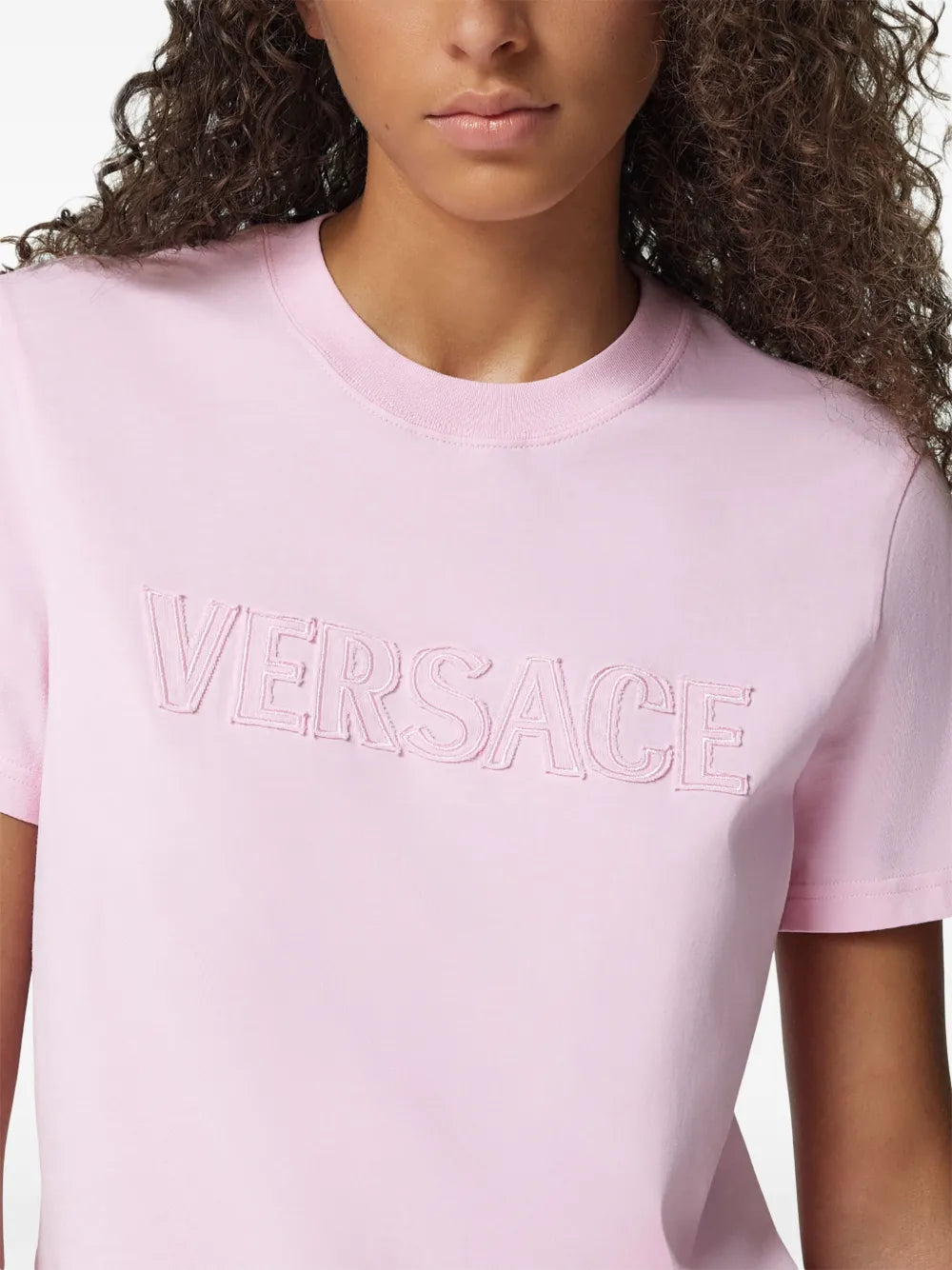 Versace Embroidered Logo T-Shirt - image 7