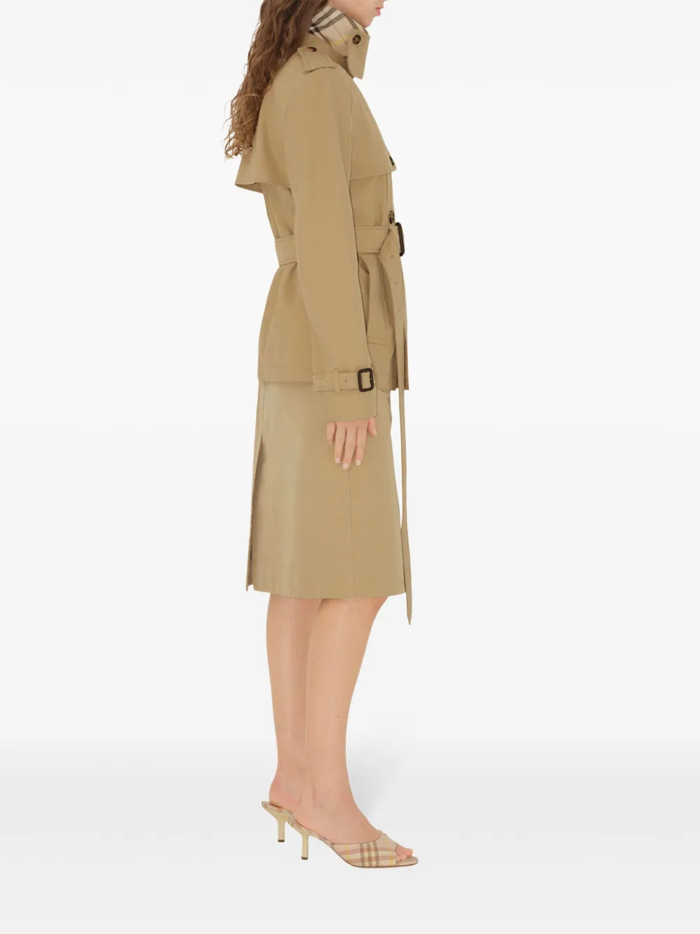 Burberry Short Trench Coat - image 3