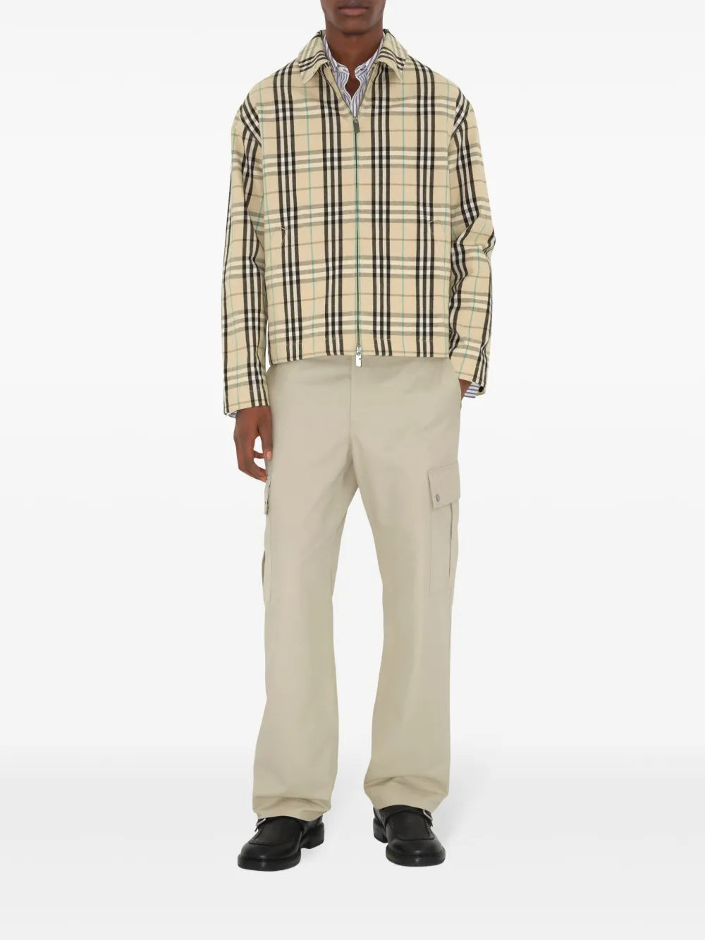 Burberry Checked Harrington Jacket - image 2