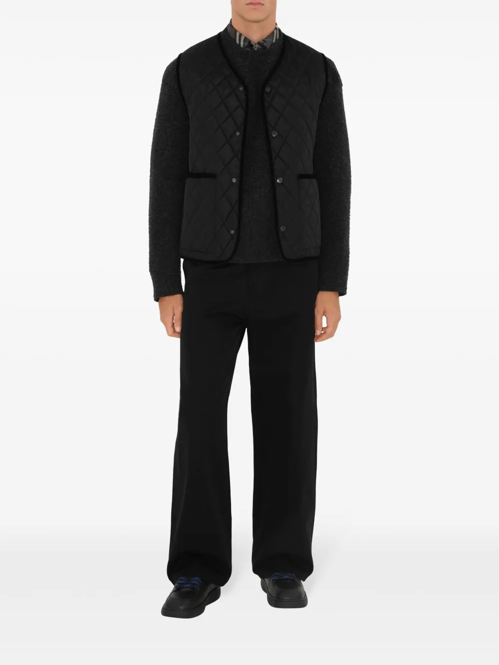 Burberry Tiverton Black Sleeveless Jacket - image 2