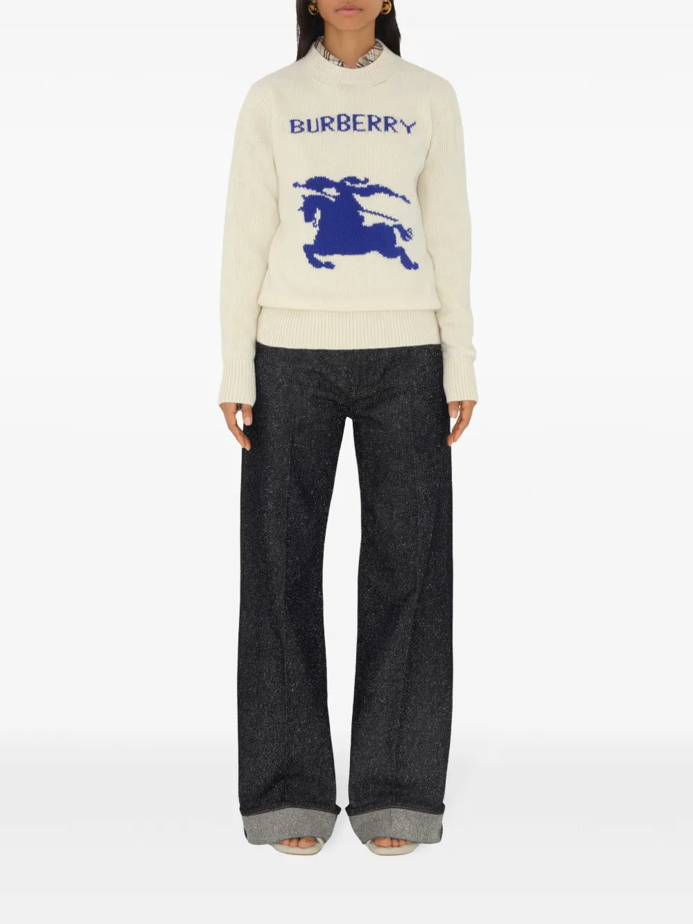 Burberry Rider Wool Sweater - image 2