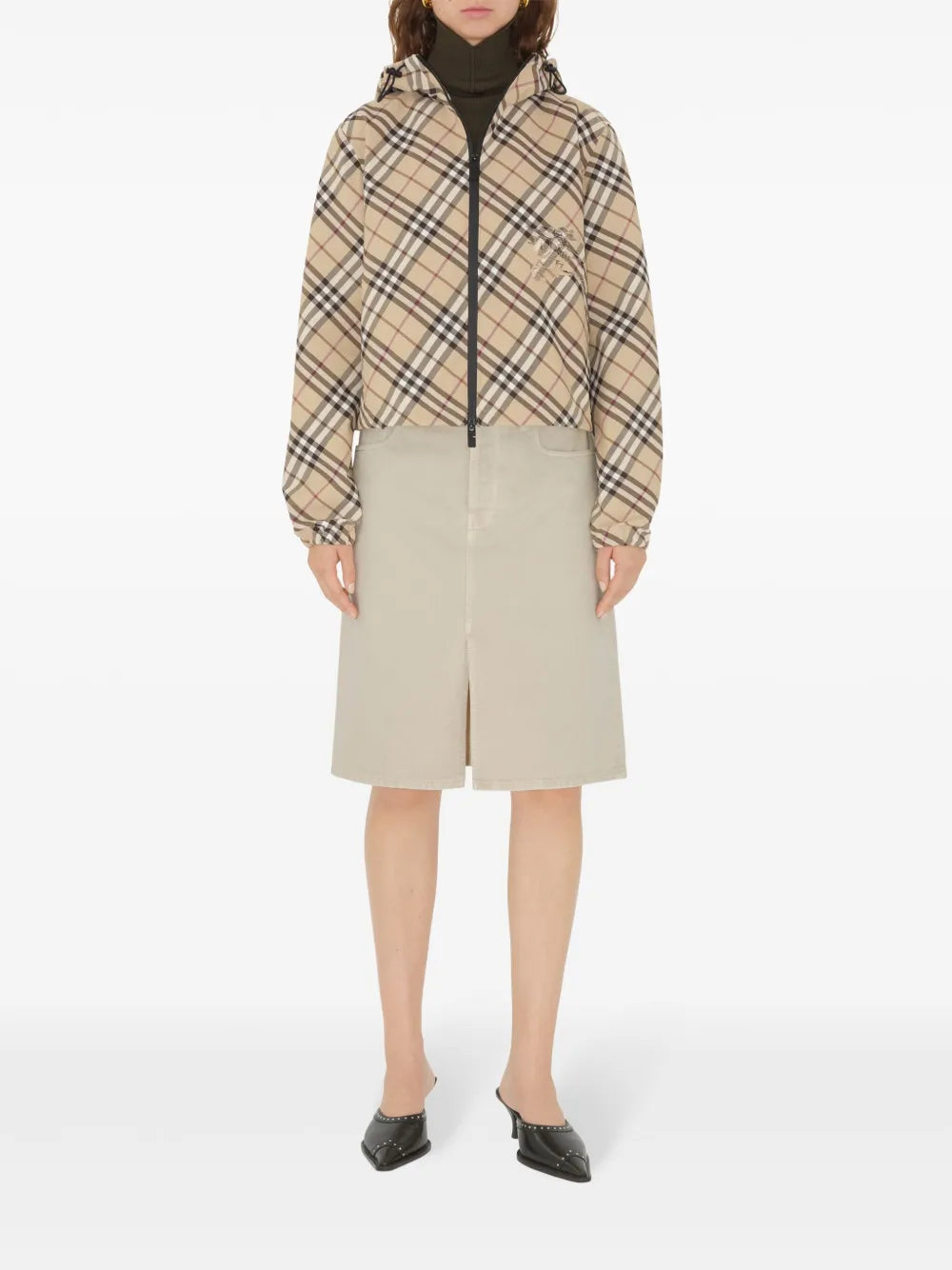 Burberry Cavalier Check Windbreaker - image 2