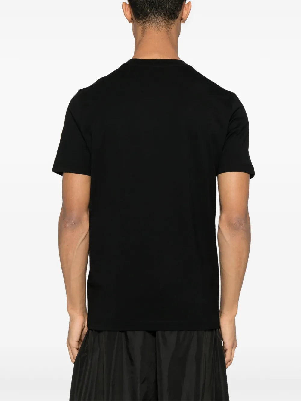 Moncler Black Embroidered Logo T-Shirt - image 3