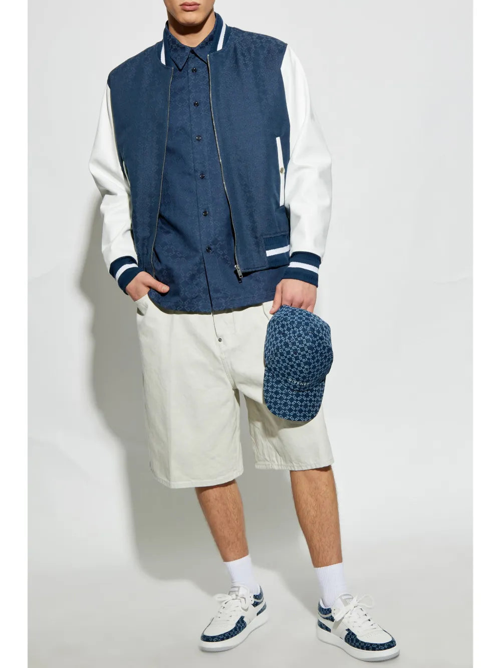 Givenchy Denim Varsity Bomber - image 2
