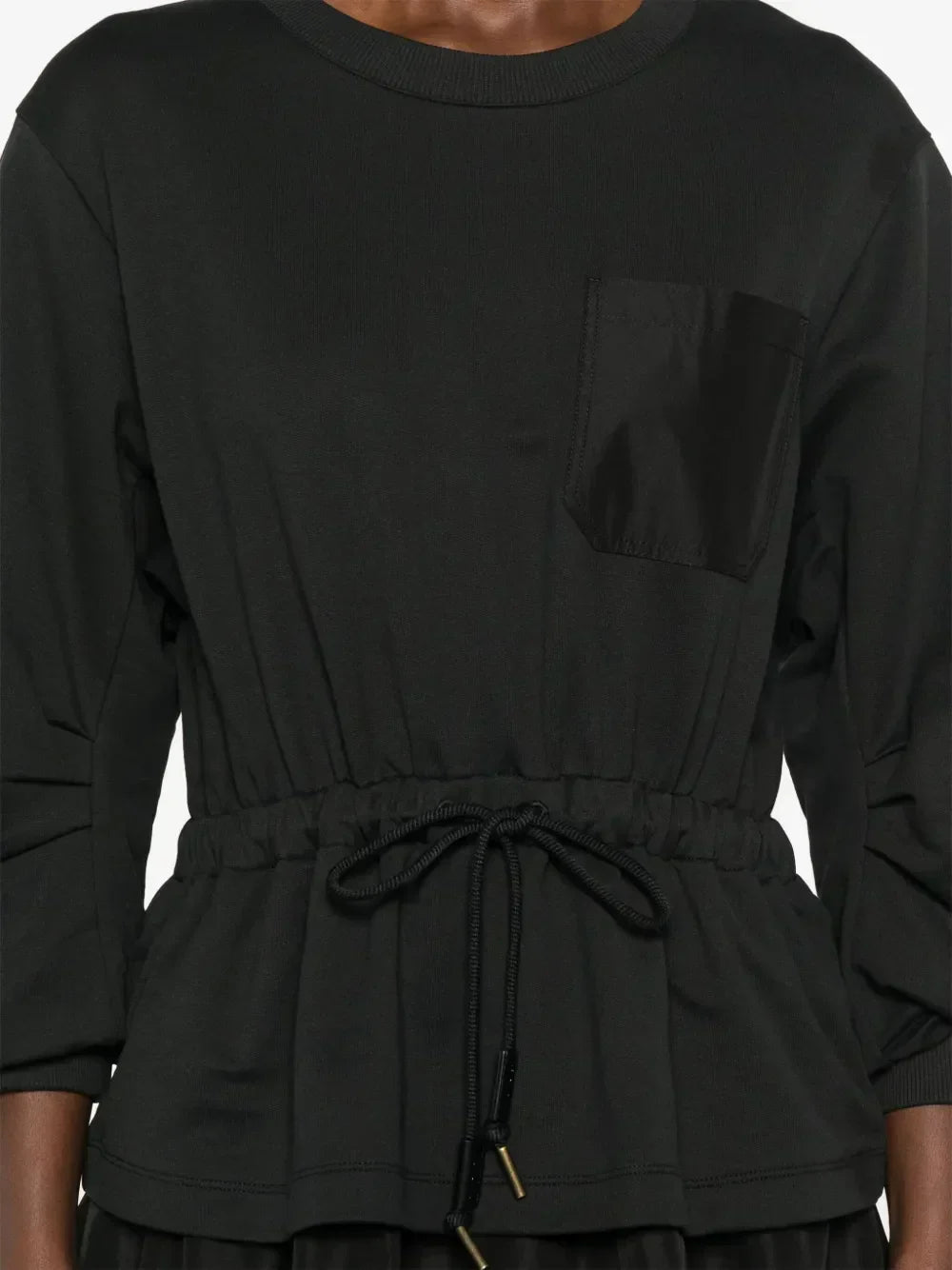 Moncler Drawstring Waist Peplum Mini Dress - image 7