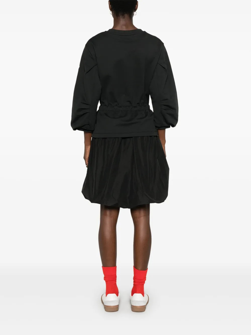 Moncler Drawstring Waist Peplum Mini Dress - image 6
