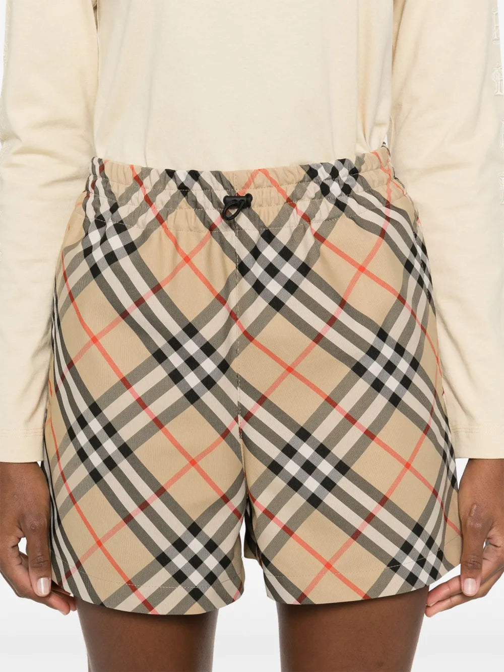 Burberry Check Plaid Shorts - image 7