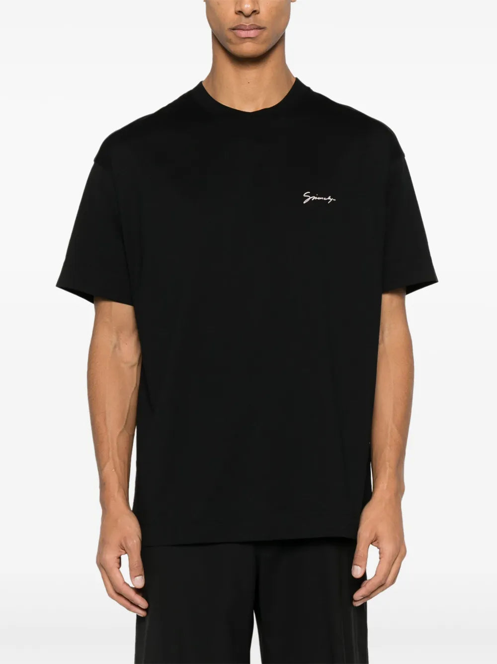 Givenchy Hubert Objects Logo Cotton T-Shirt - image 3