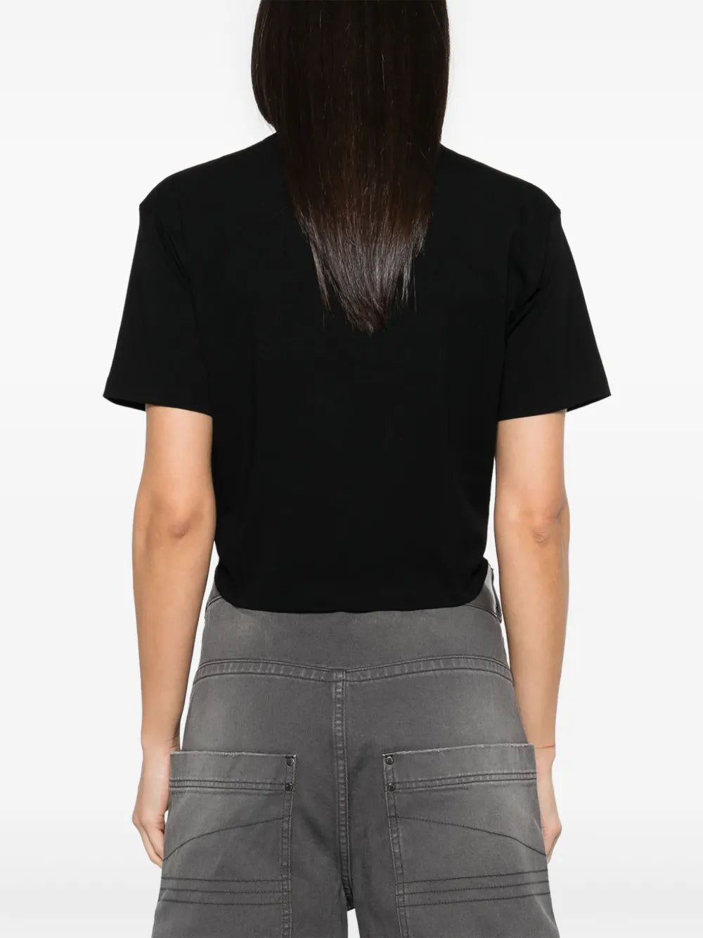 Versace Strawberry Logo Twist Crop T-Shirt - image 6