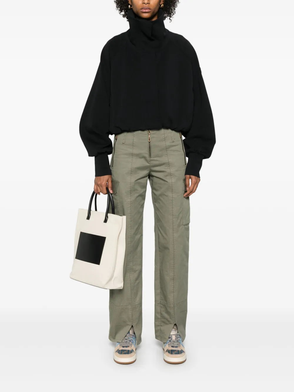 Moncler Cropped High-Neck Jacket - image 2