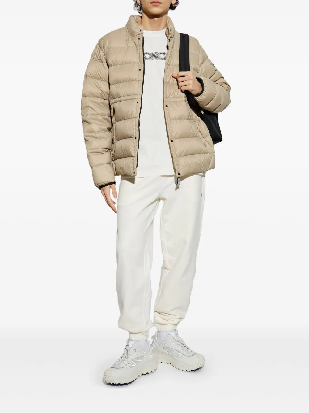 Moncler White Blurred Logo T-Shirt - image 2