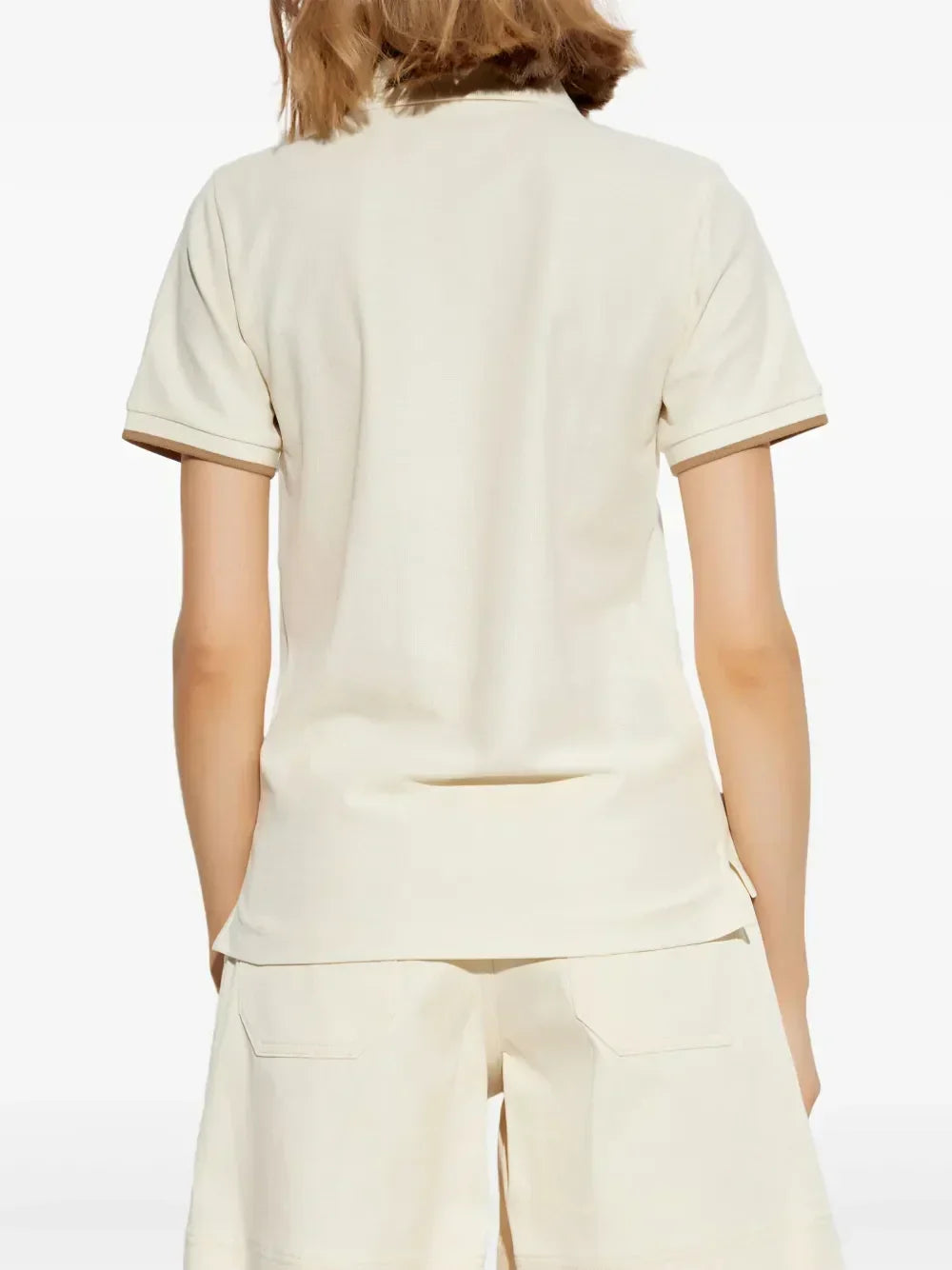 Moncler Women’s Cream Polo Shirt with Signature Logo - image 6