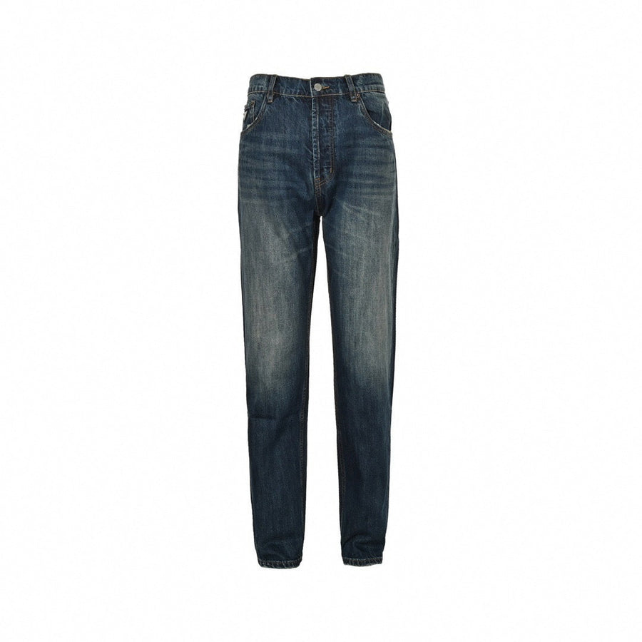 Prada Vintage Blue Washed Straight-Leg Denim Jeans