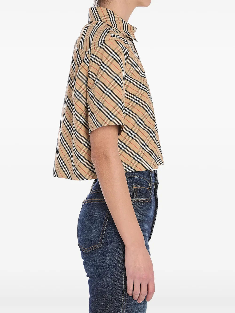 Burberry Cropped Short Sleeve Shirt - image 2